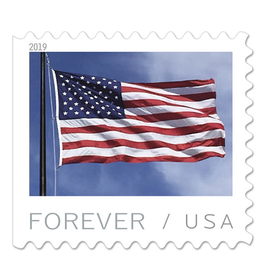 2019 US Flags Forever Postage Stamp