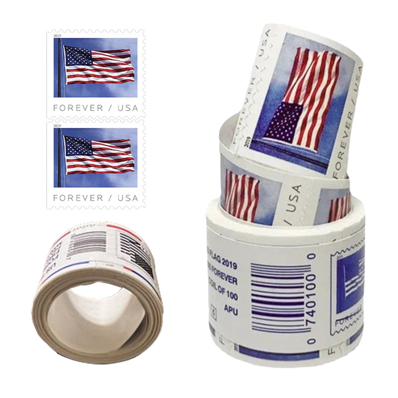 2019 US Flags Forever Postage Stamps Coils