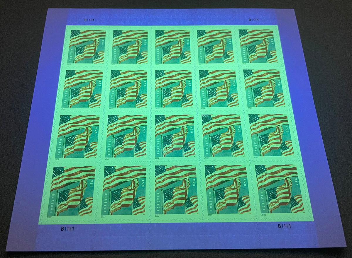 2022 US Flags Forever Postage Stamp coils
