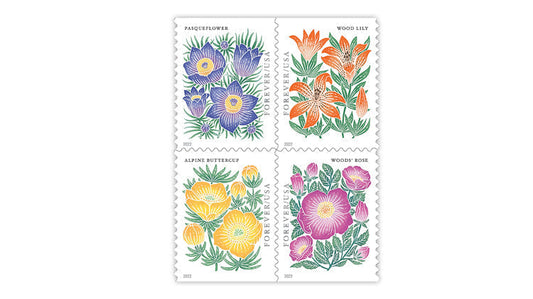 Mountain Flora Flower Forever Postage Stamps