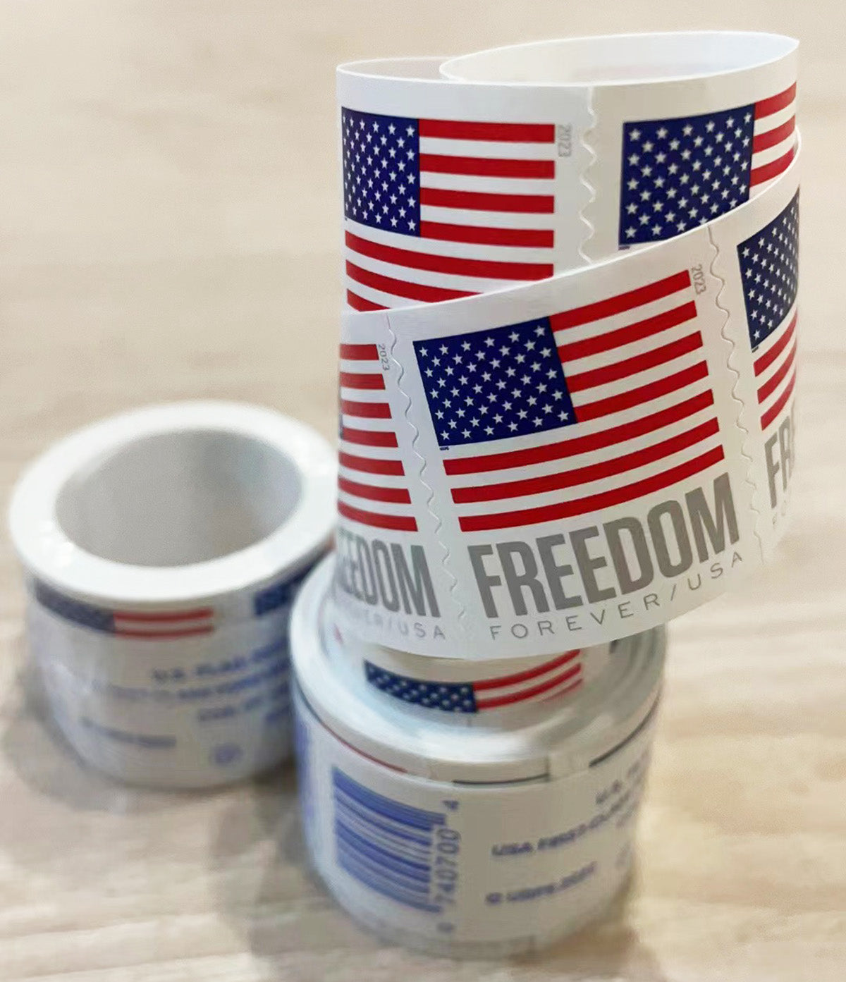 2023 US Flags Freedom Forever Postage Stamp