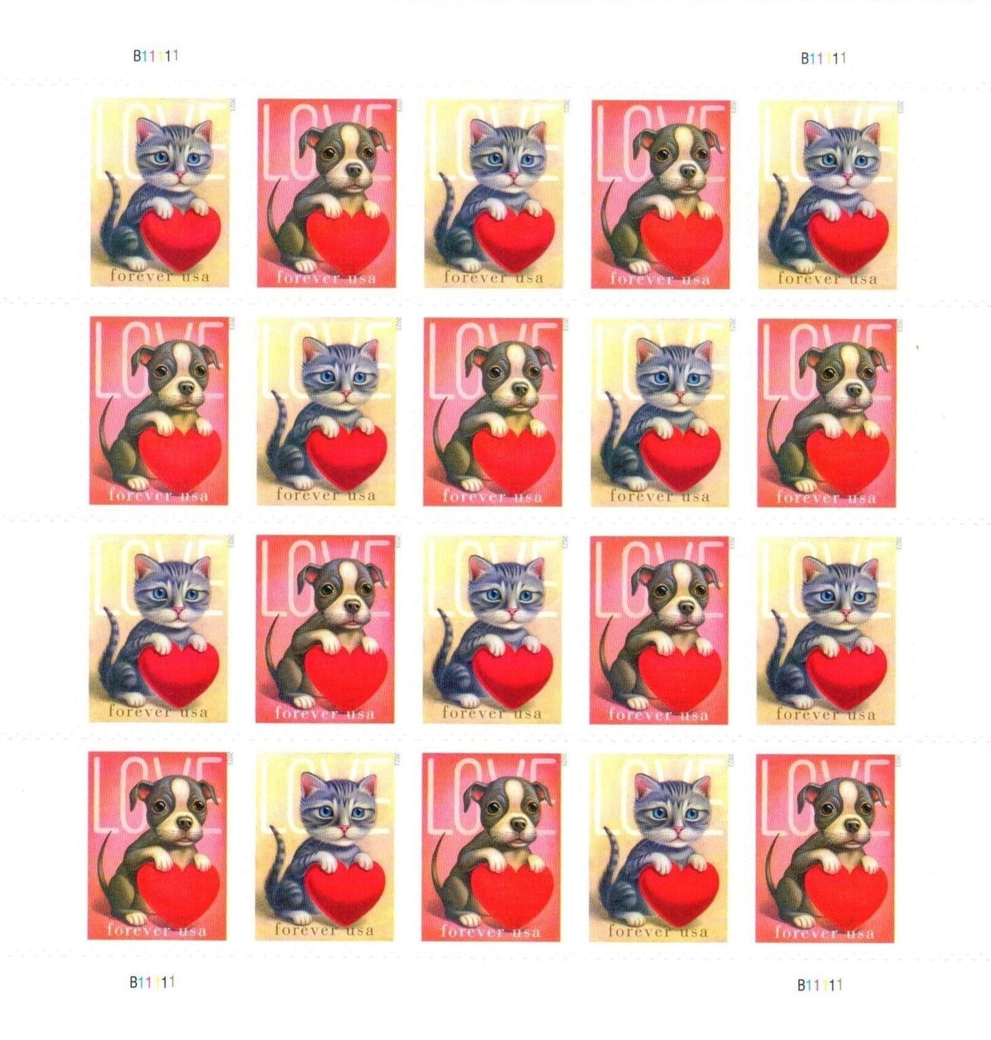 2023 Love Forever Postage Stamps