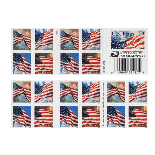 2024 US Flag Forever Postage Stamp Booklets