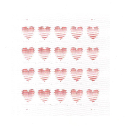 Made of Hearts Forever Postage Stamps