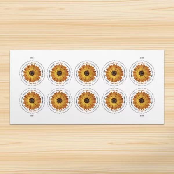 Global African Daisy International Forever Postage Stamps