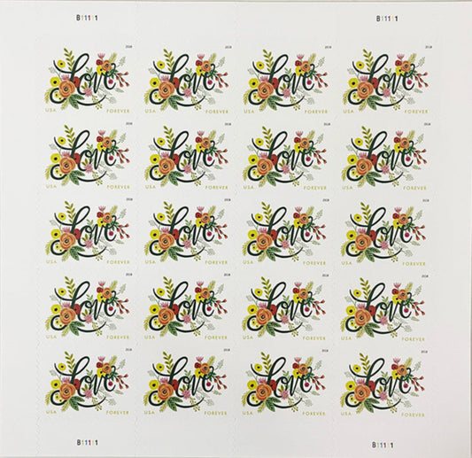 Love Flourishes Forever Stamps