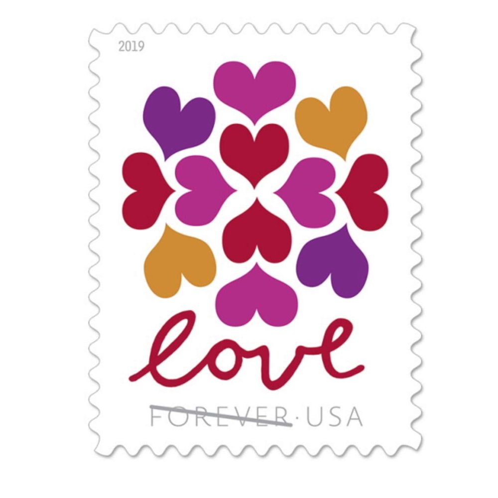 2019 Love Forever Postage Stamps