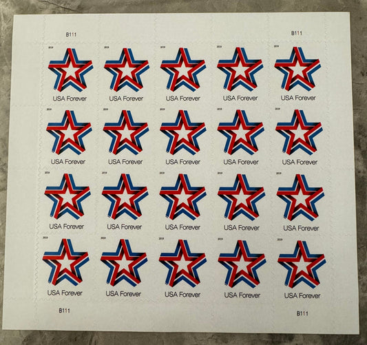 Star Ribbon Forever Postage Stamps