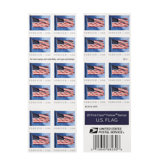2019 US Flags Forever Postage Stamp