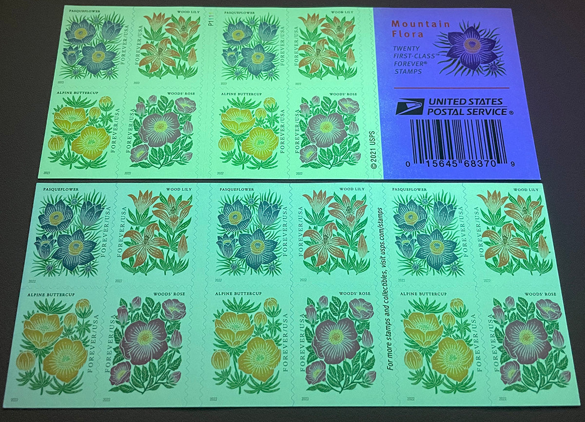 Mountain Flora Flower Forever Postage Stamps