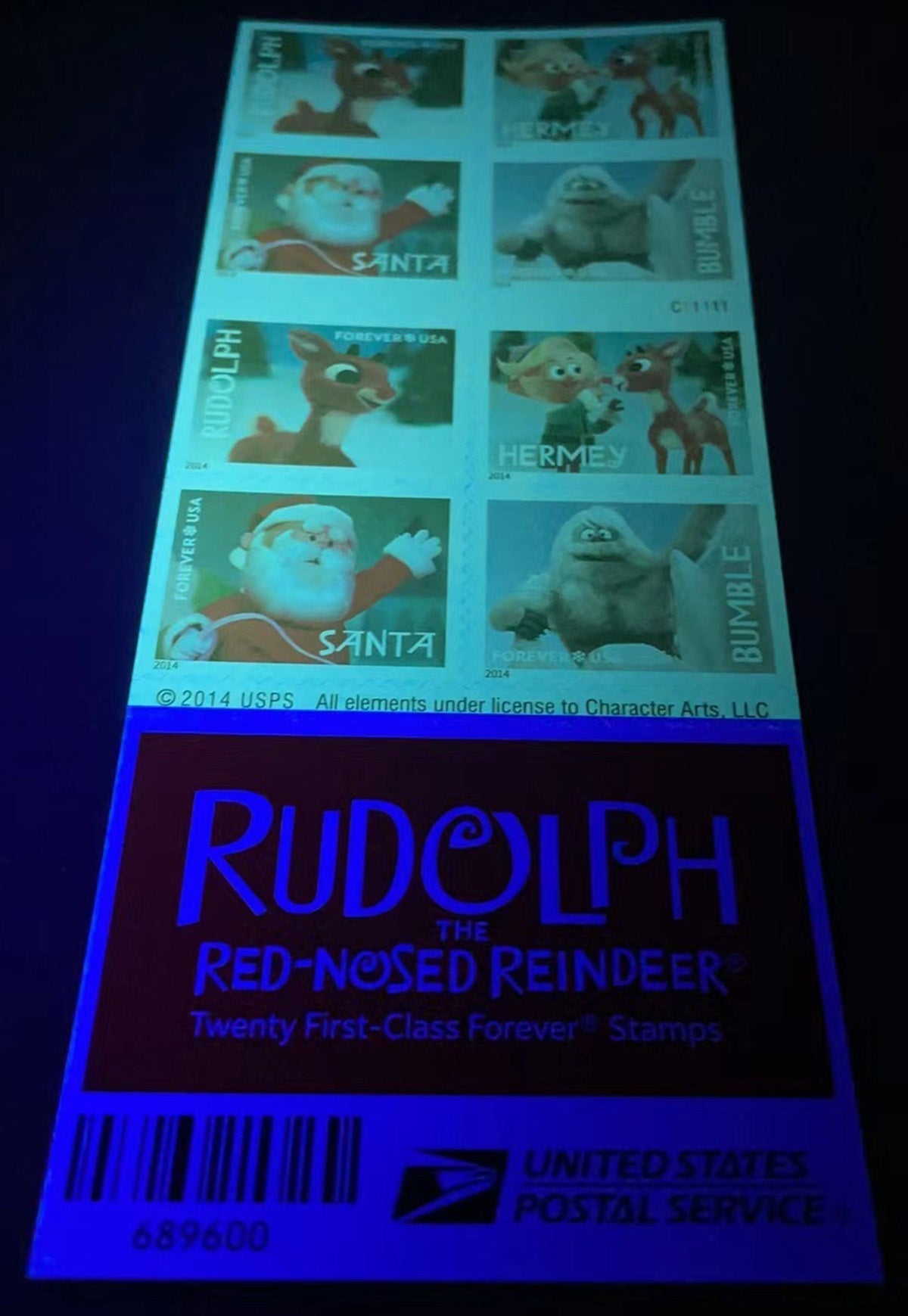 Rudolph the Red-Nosed Reindeer Forever Postage Stamps