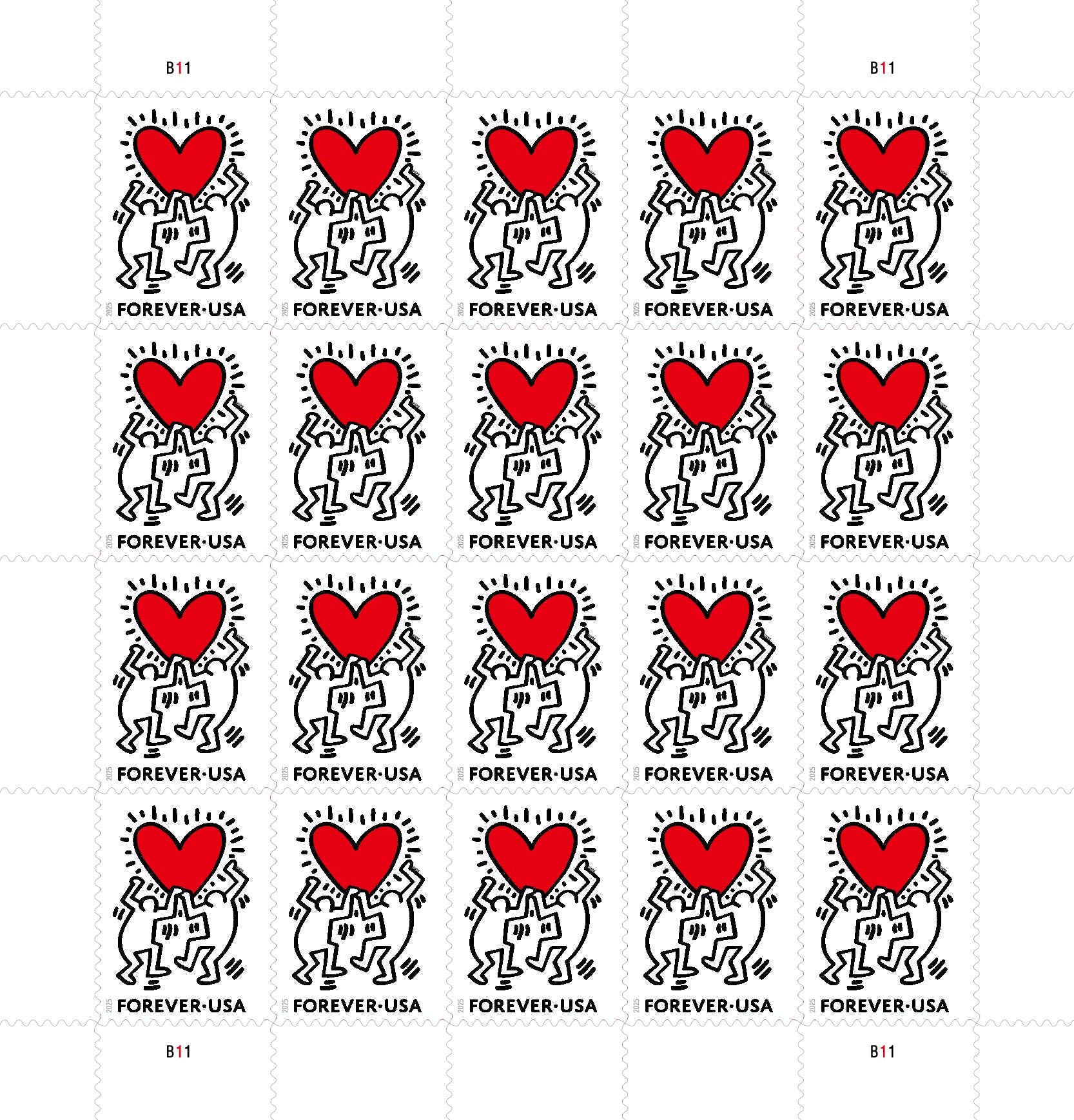 2025 Forever Love Stamps