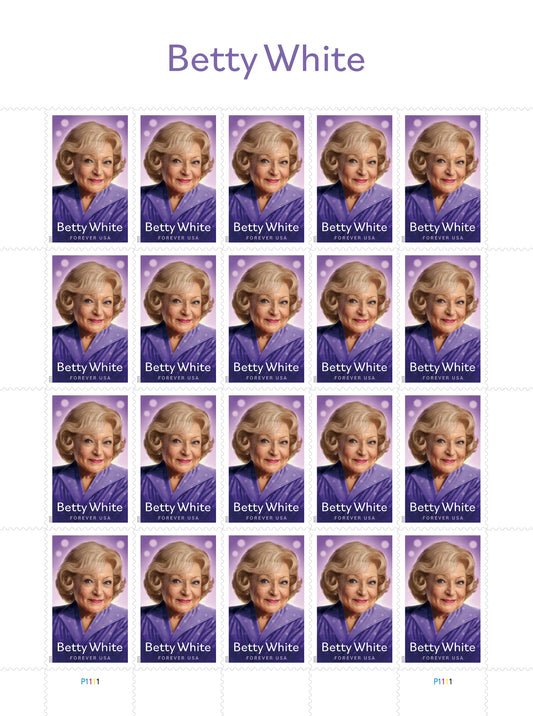 Betty white stamps