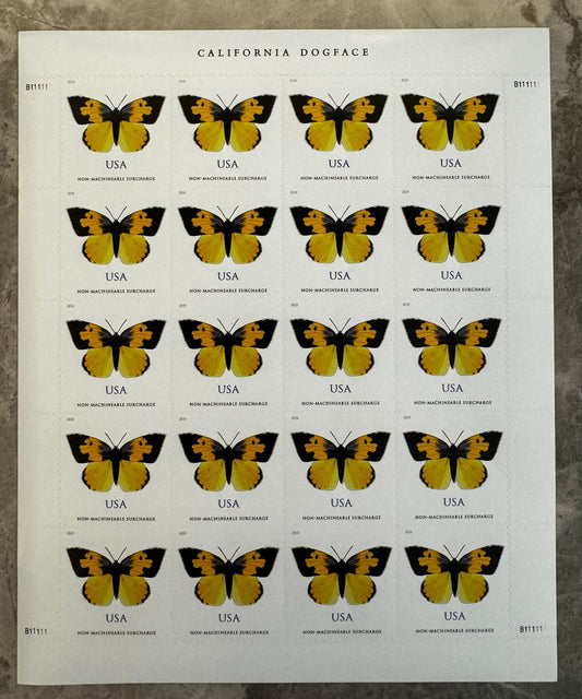 California Dogface Butterfly Forever Postage Stamps