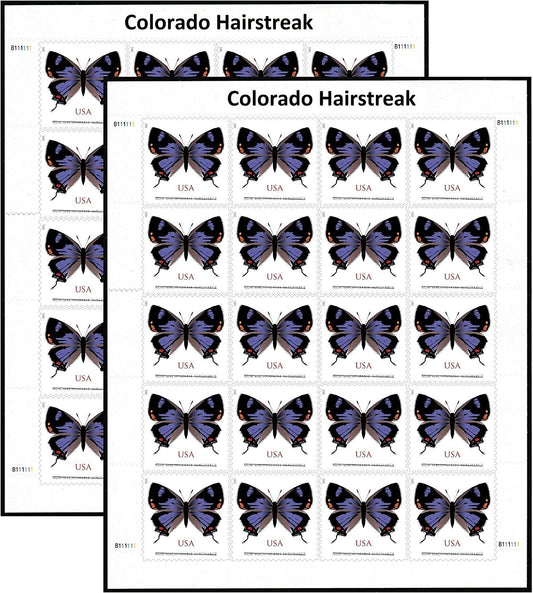 Colorado Hairstreak Butterfly Forever Postage Stamps