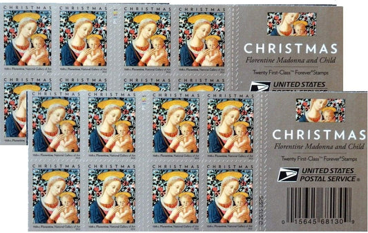 Florentine Madonna and Child Christmas Forever Postage Stamps