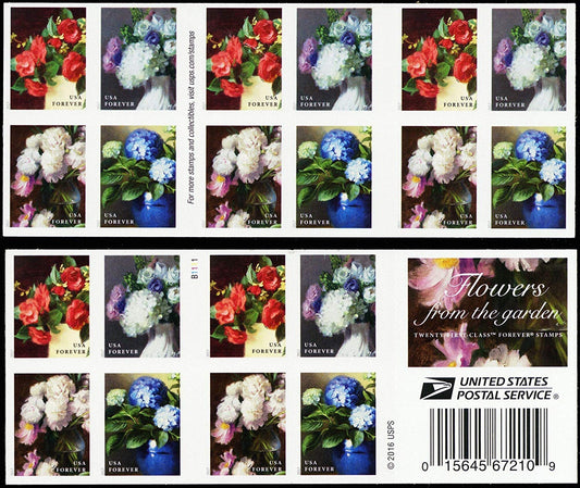 Flowers From the Garden Forever Postage Stamps