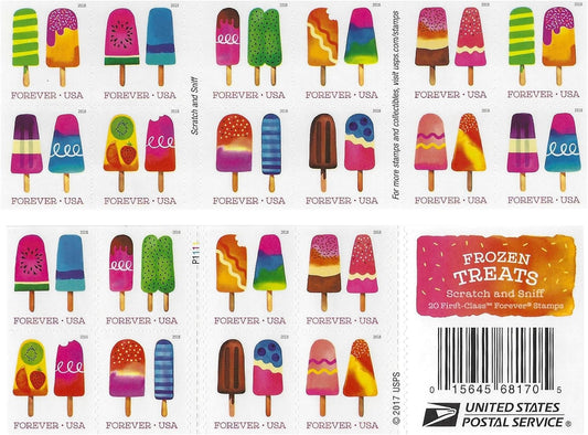Frozen Treats Forever Postage Stamps