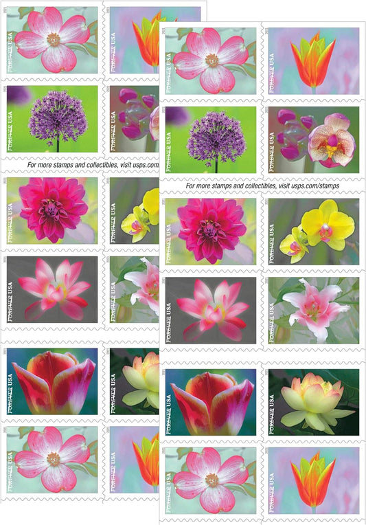Garden Beauty Forever Postage Stamps
