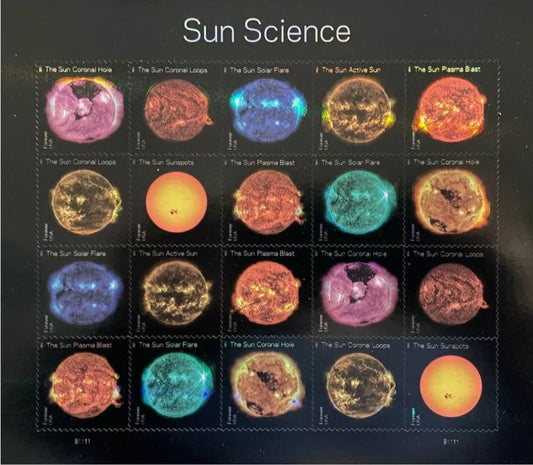Sun Science Forever Postage Stamps