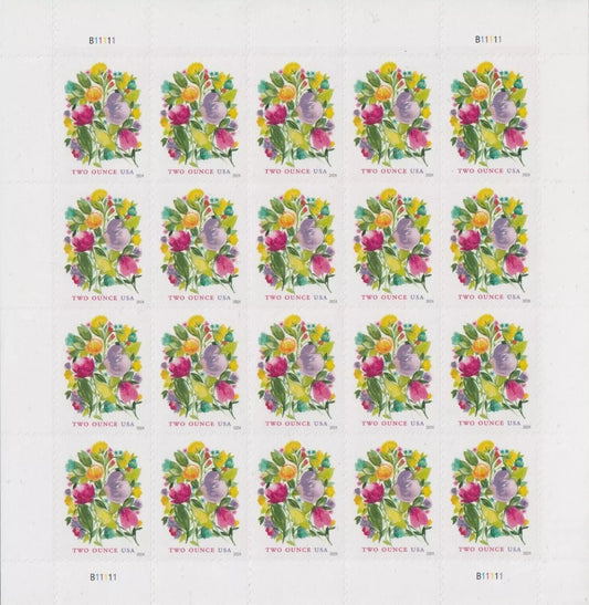 Wedding Blooms 2 ounce forever postage stamps
