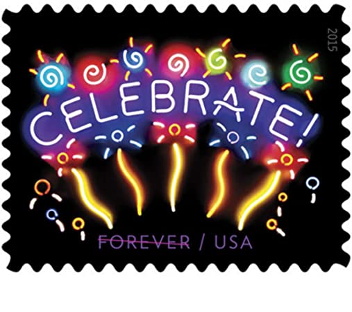 celebrate Forever Postage Stamps